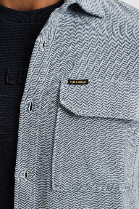 PME legend long sleeve shirt flanel herringbo